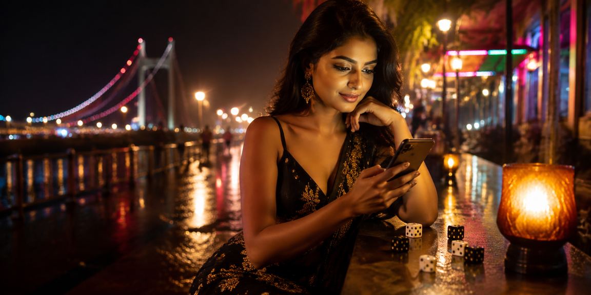 ময়মনসিংহে রাতের বাজারের দাইস গেম খেলার চিত্র